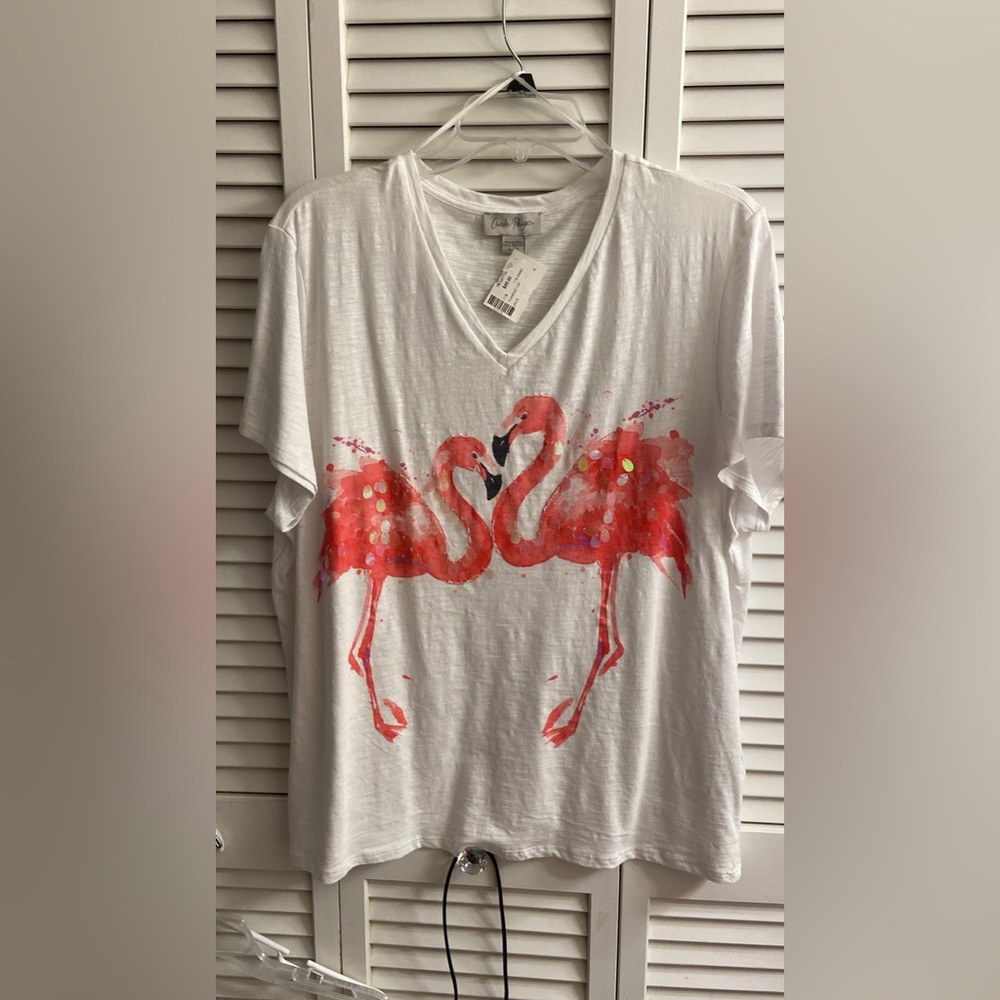 Flamingo shirt NWT